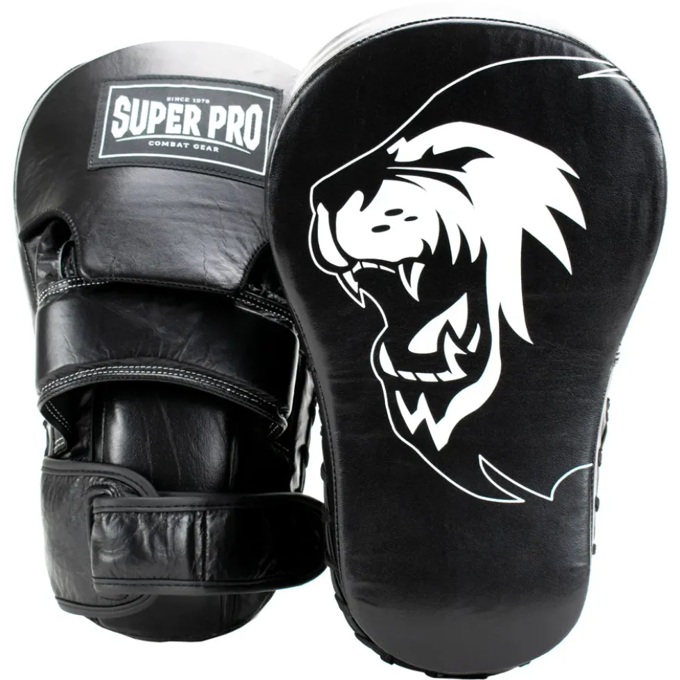 Super Pro Combat Gear Focus Lederen Handpads - Extra lang