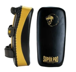 Super Pro Combat Gear Lederen Thaipad - Zwart / Goud