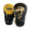 Super Pro Combat Gear Lederen Handpads - Extra lang - Zwart / Goud