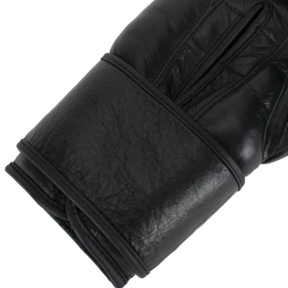 Super Pro Combat Gear Legend Lederen (Kick)Bokshandschoenen - Zwart