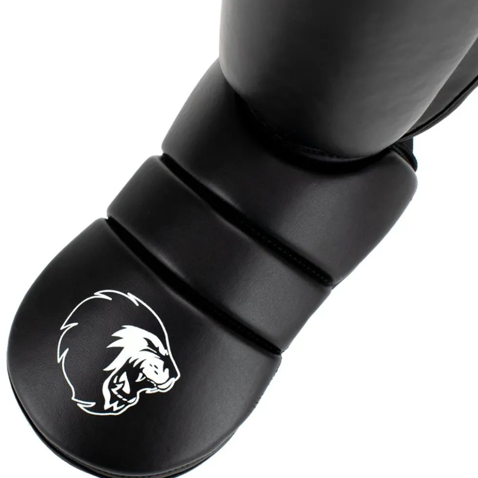 Super Pro Combat Gear Protector Scheenbeschermers - Zwart/Wit