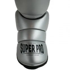 Super Pro Combat Gear Rebel Scheenbeschermers - Grijs/Wit
