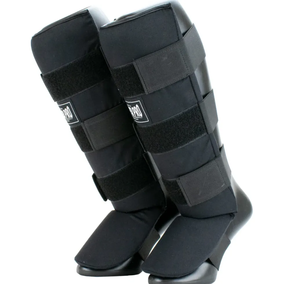 Super Pro Combat Gear Savior Scheenbeschermers - Zwart