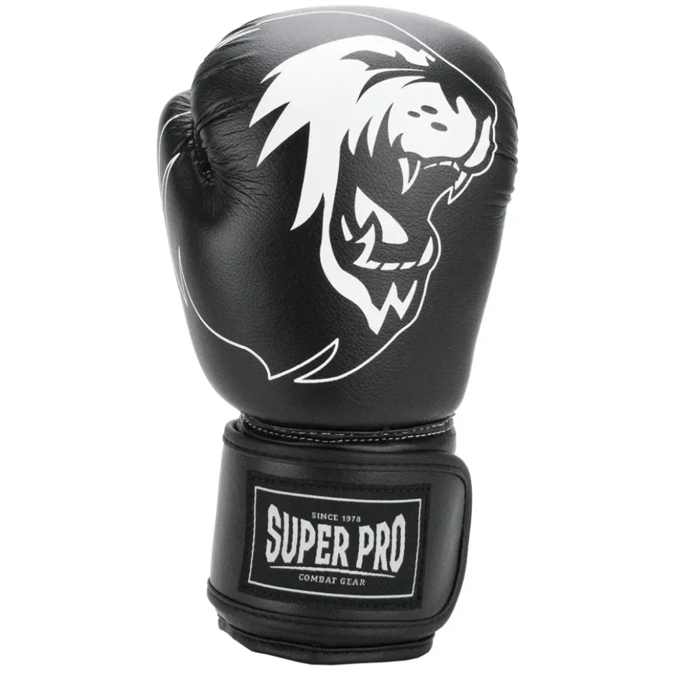 Super Pro Combat Gear Talent (Kick)Bokshandschoenen - Zwart/Wit