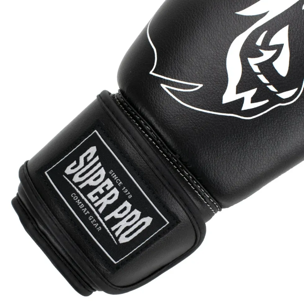 Super Pro Combat Gear Talent (Kick)Bokshandschoenen - Zwart/Wit