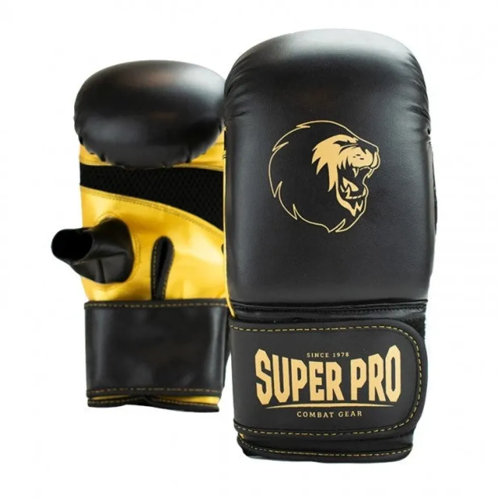 Super Pro Combat Gear Victor Bokszakhandschoenen - Zwart/Goud