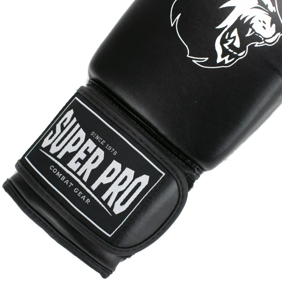 Super Pro Combat Gear Victor Bokszakhandschoenen - Zwart/Wit