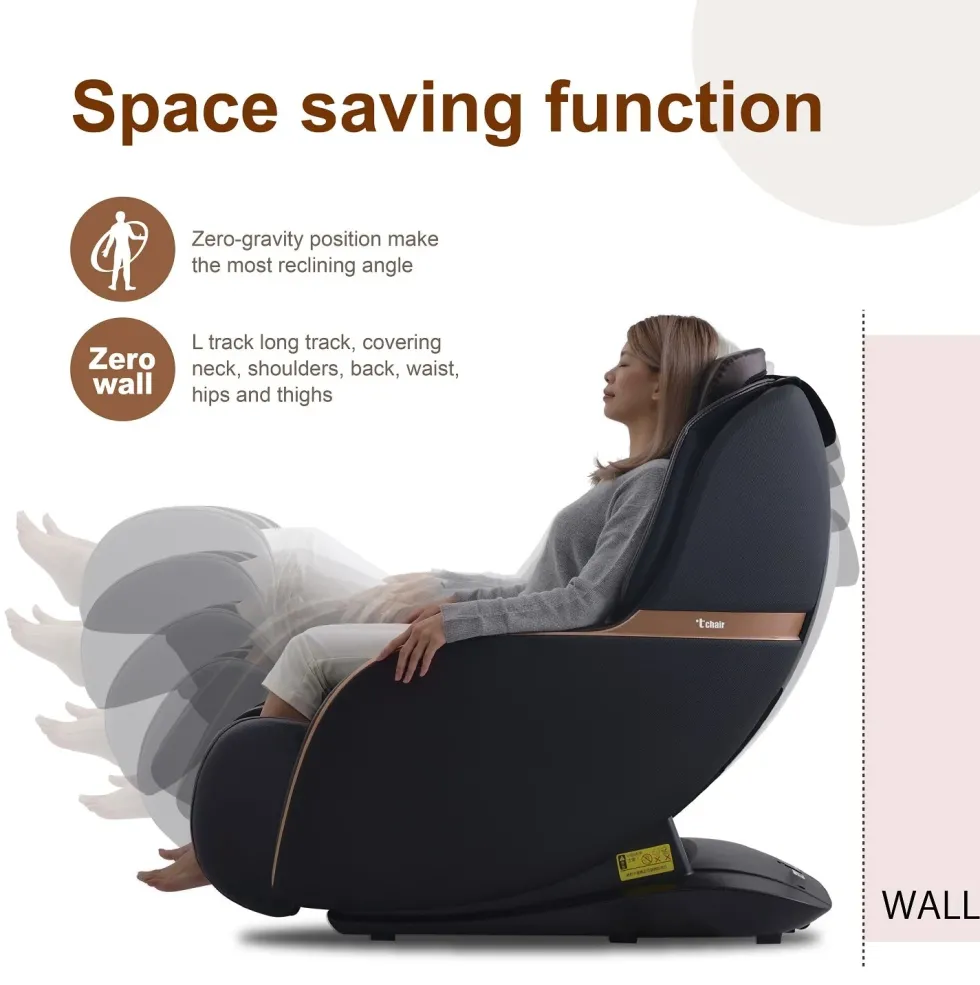 T-Chair TC-296 Elektrische Massagestoel - Bruin