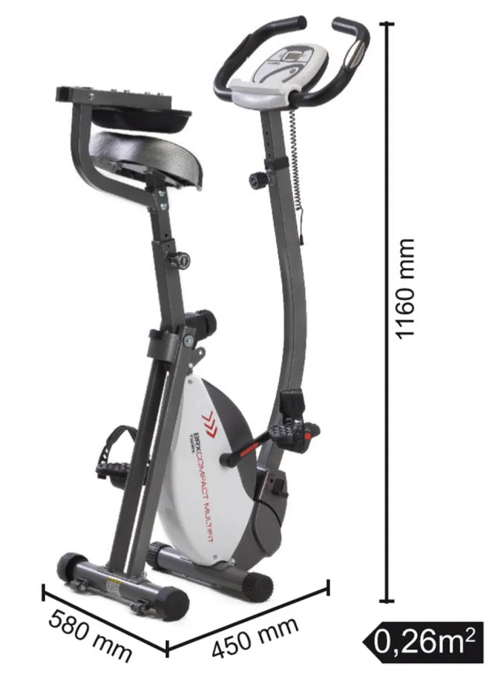 Toorx BRX-Compact Multifit Inklapbare Hometrainer