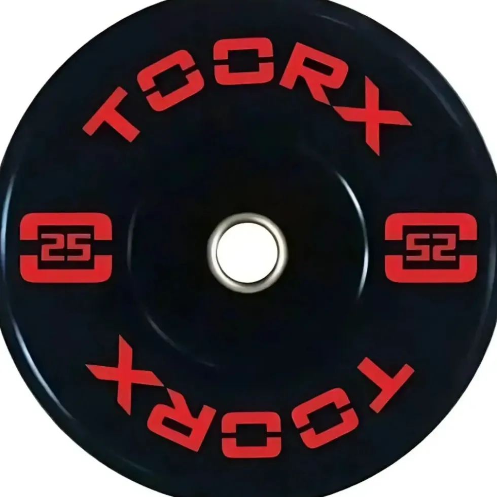 Toorx Fitness Bumper Plate - Professional Olympische Halterschijf - 25 kg