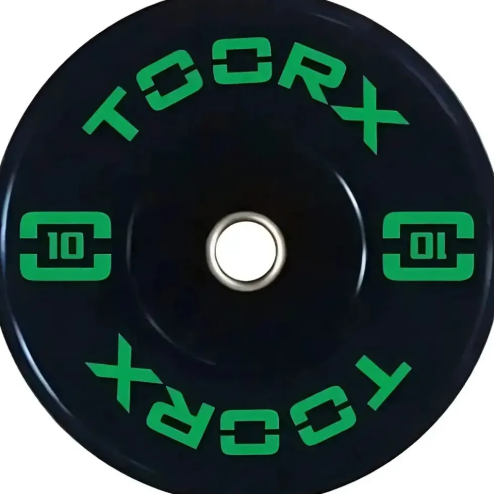 Toorx Fitness Bumper Plate - Professional Olympische Halterschijf - 10 kg