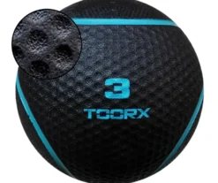 Toorx Fitness Medicine Ball - Zwart/Blauw - 3 kg