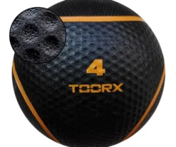 Toorx Fitness Medicine Ball - Zwart/Oranje - 4 kg