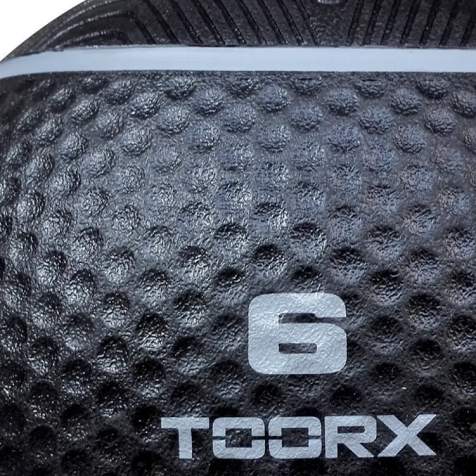 Toorx Fitness Medicine Ball - Zwart/Oranje - 4 kg