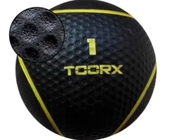 Toorx Fitness Medicine Ball - Zwart/Geel - 1 kg