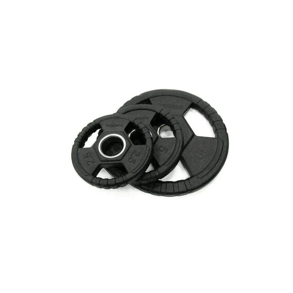 Toorx Fitness Rubber Olympische Halterschijf 50 mm - 25 kg - Per stuk
