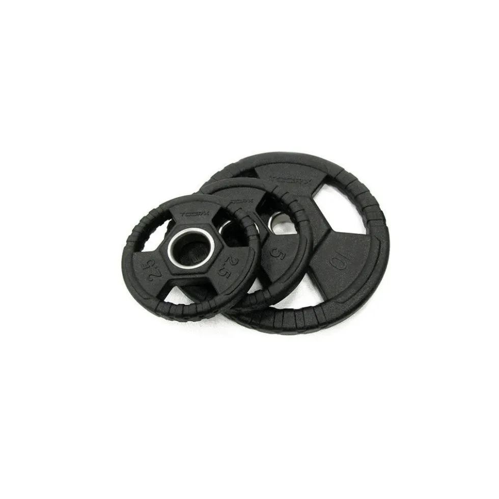Toorx Fitness Rubber Olympische Halterschijf 50 mm - 15 kg - Per stuk