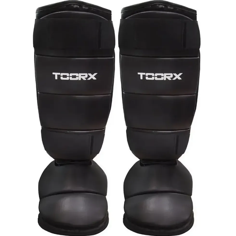 Toorx Fitness Scheenbeschermer PU - met voetbeschermer - L/XL