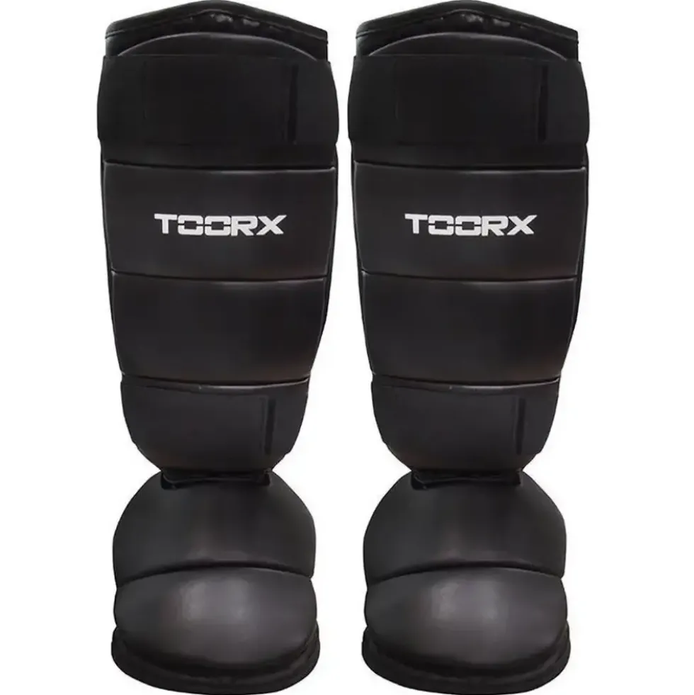 Toorx Fitness Scheenbeschermer PU - met voetbeschermer - L/XL