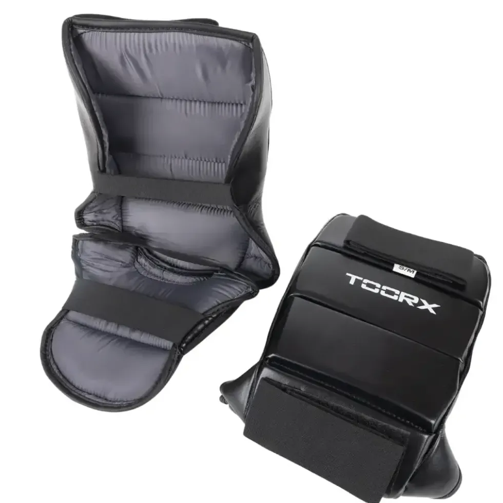 Toorx Fitness Scheenbeschermer PU - met voetbeschermer - L/XL