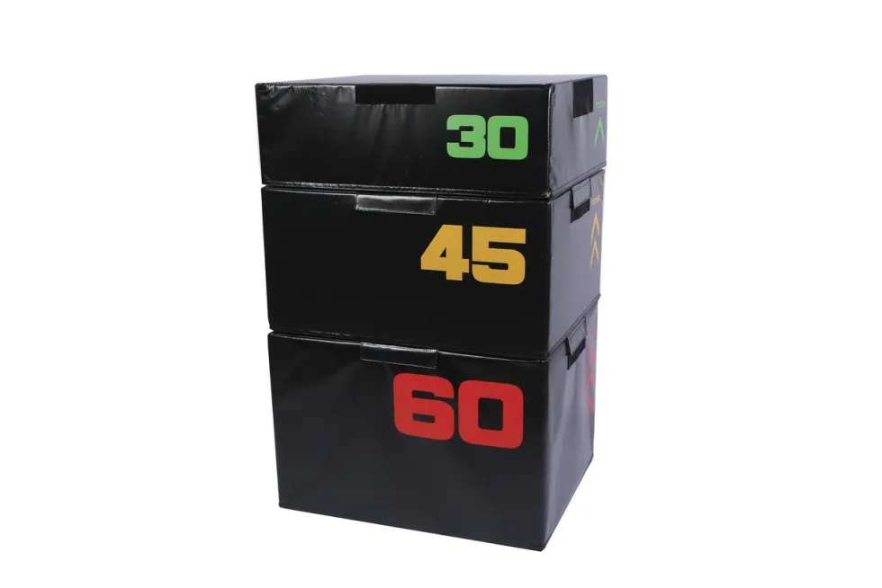 Toorx Fitness Soft Plyobox - Set van 3 - Stapelbaar met Klittenband
