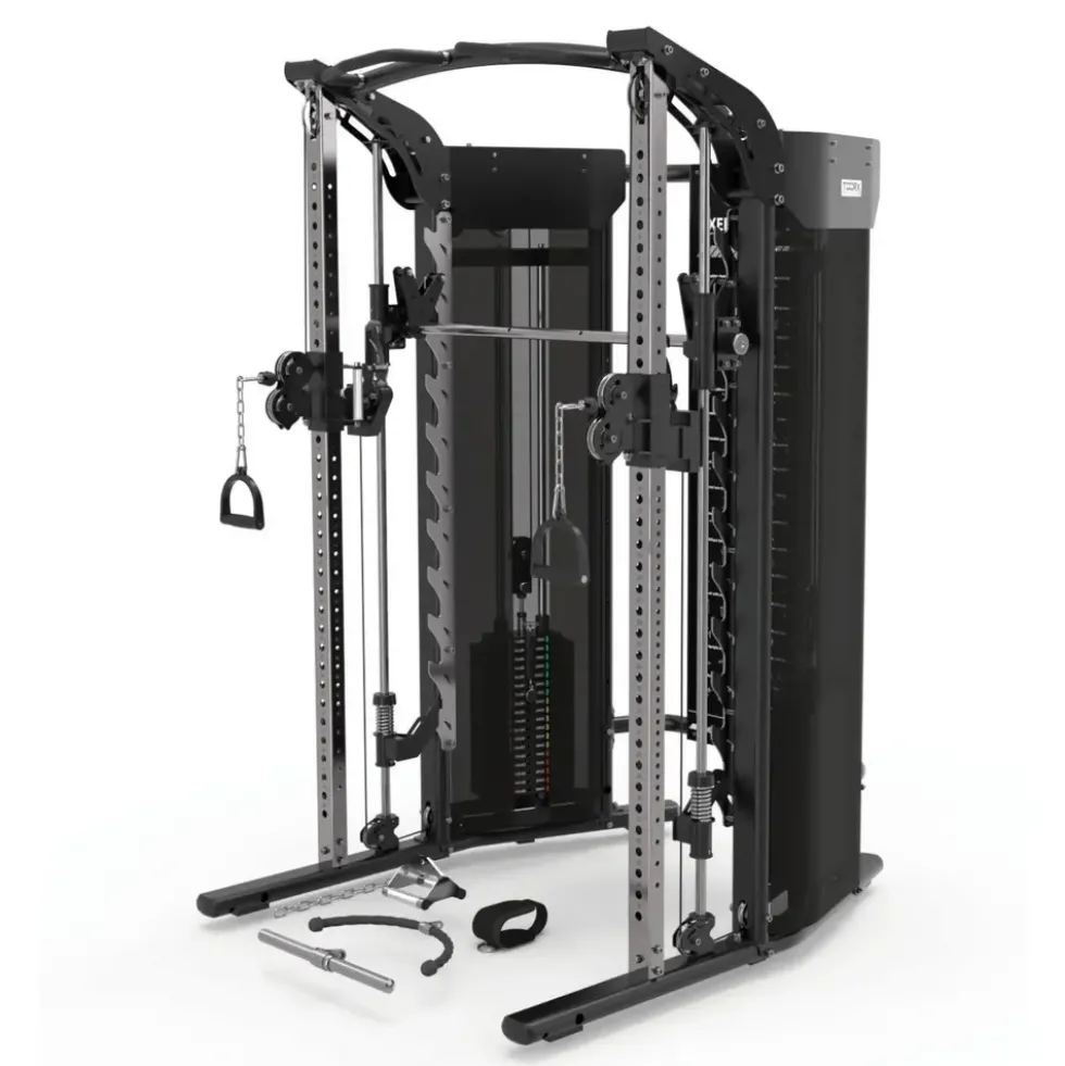 Toorx Professional ASX-7000 3-in-1 Dual Pulley Smith Machine & Rack