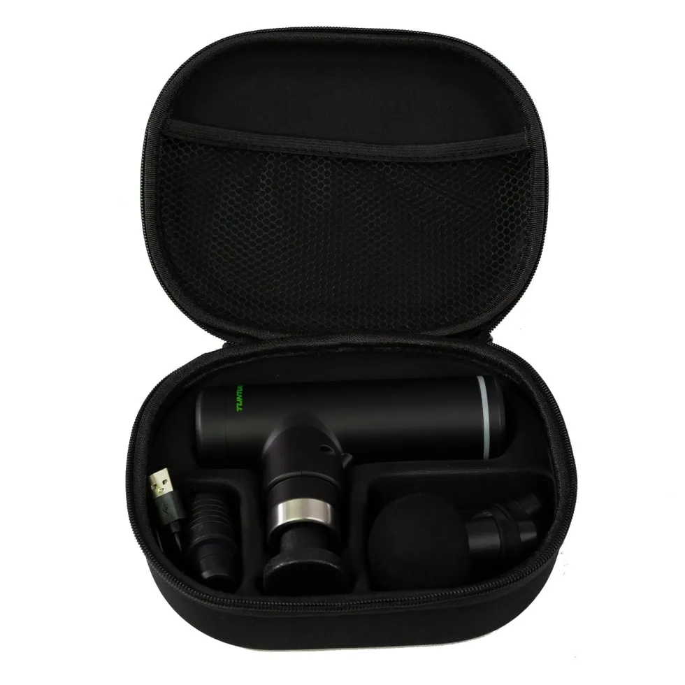 Tunturi Massage Gun Mini - Massage Gun - 4 opzetstukken