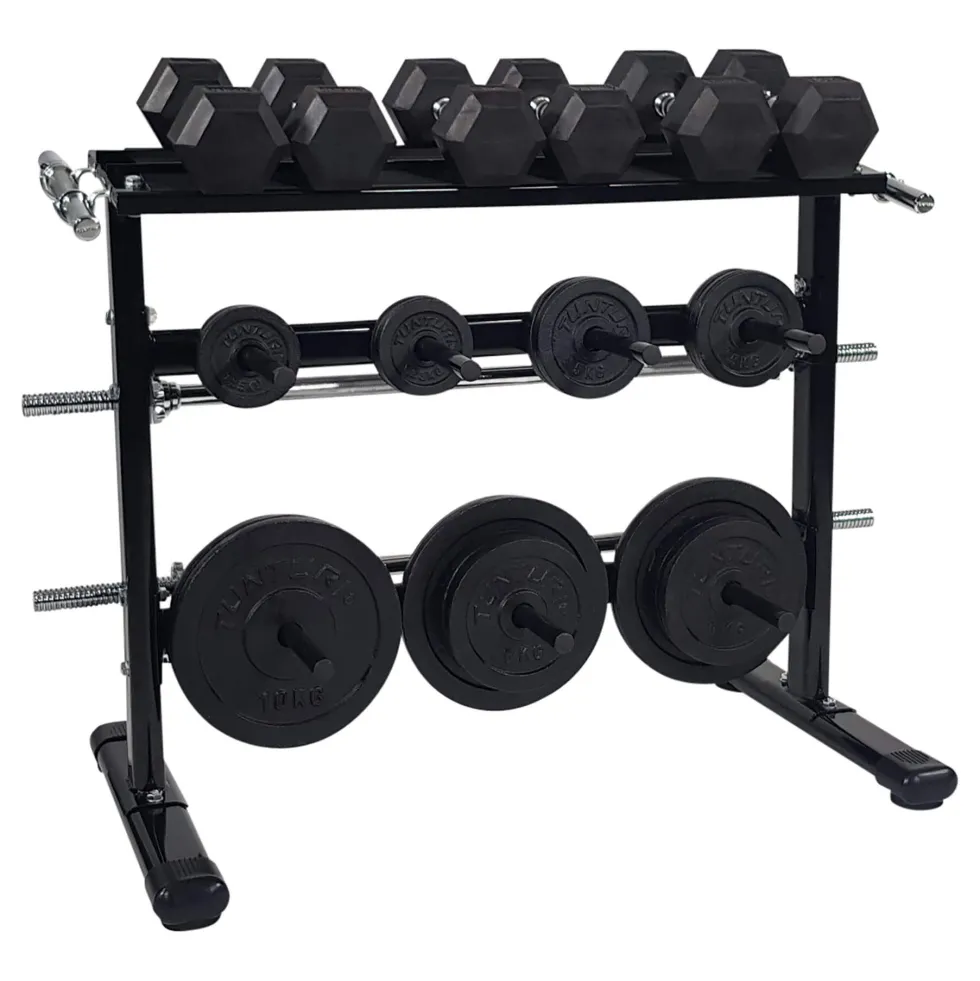 Tunturi Opbergrek - voor Dumbbells / Halterschijven / Halterstangen