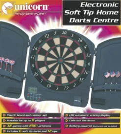 Unicorn Elektronisch Dartbord - 6 darts met 12 Soft Tips