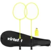 VirtuFit Badminton Set - 2 Rackets - 3 shuttles - Inclusief draagtas