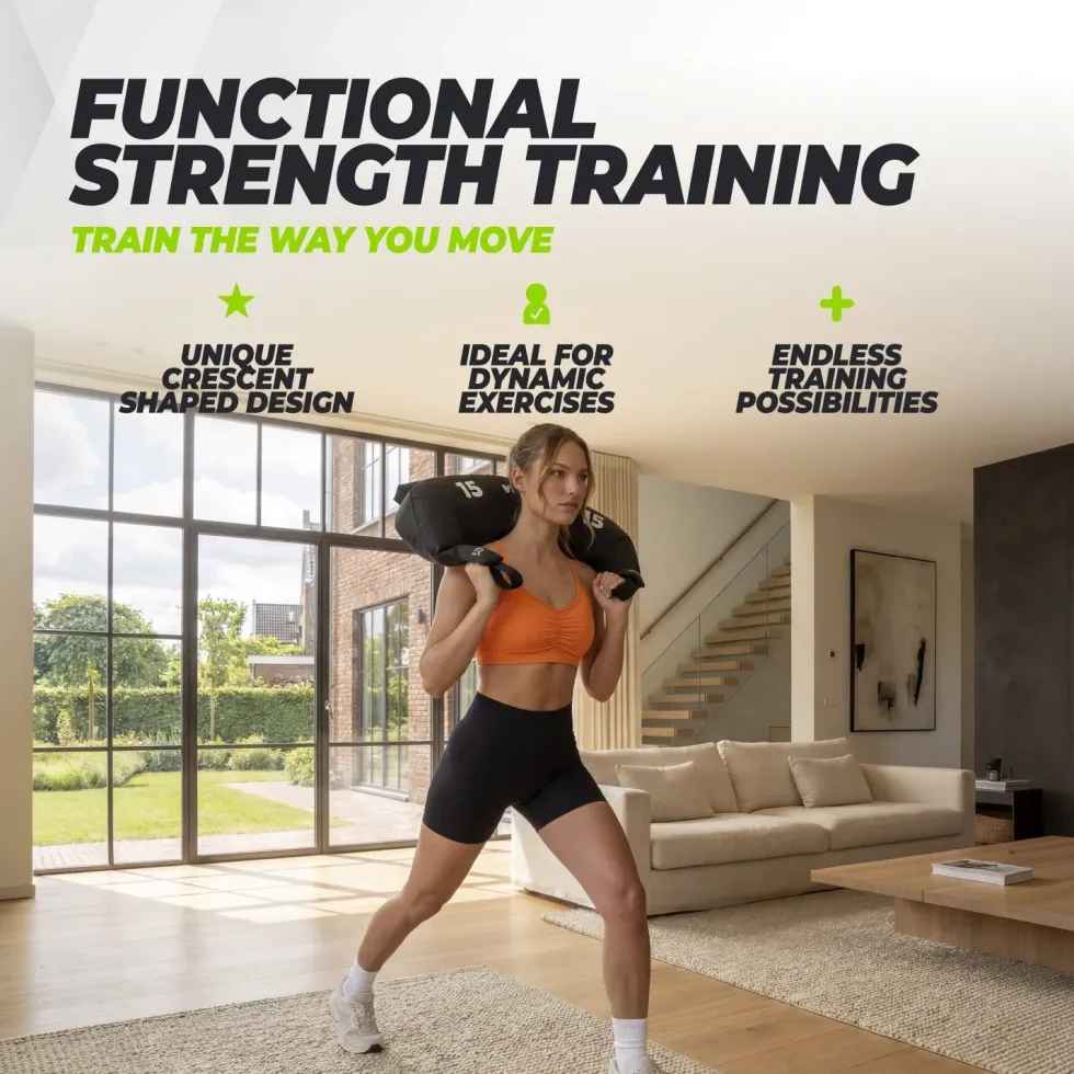 VirtuFit Bulgarian Bag - Fitnessbag - 15 kg
