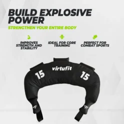 VirtuFit Bulgarian Bag - Fitnessbag - 15 kg