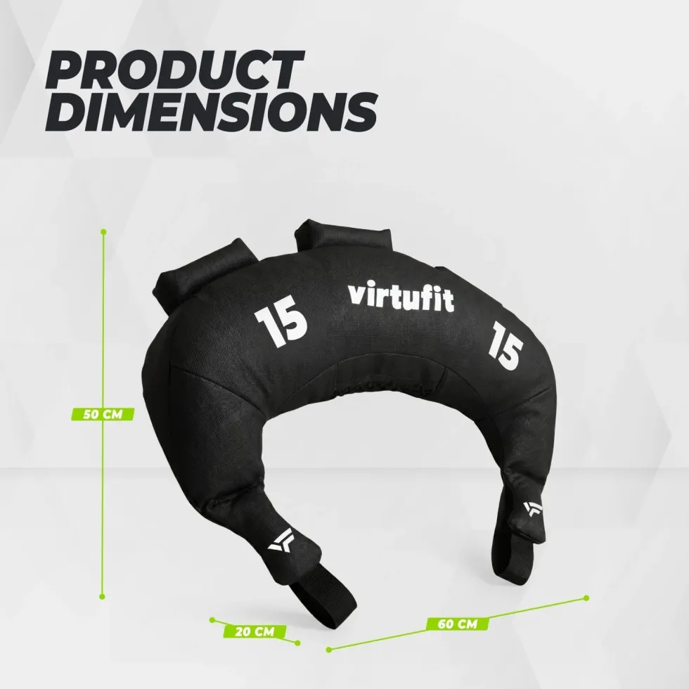 VirtuFit Bulgarian Bag - Fitnessbag - 15 kg