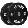 VirtuFit Bumper Plate - Olympische Halterschijf van Rubber - 50 mm - set 2 x 20 kg