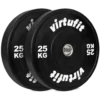 VirtuFit Bumper Plate - Olympische Halterschijf van Rubber - 50 mm - set 2 x 25 kg