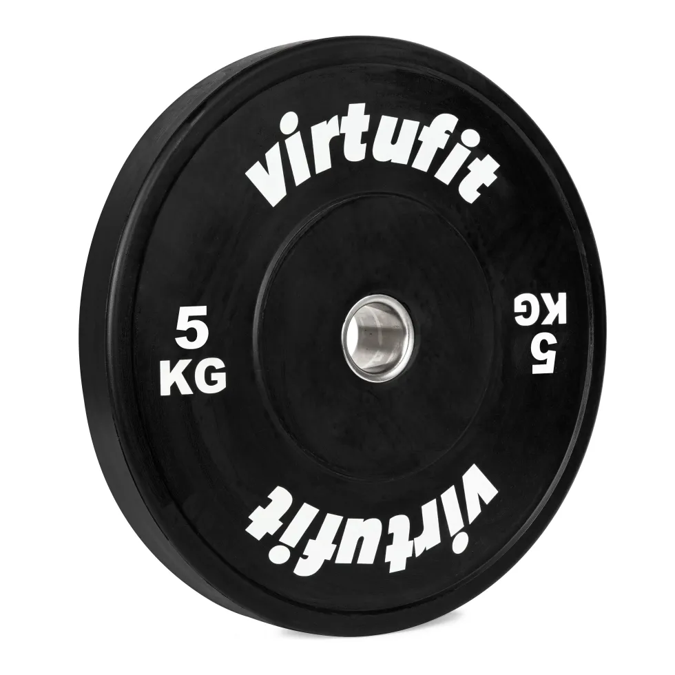 VirtuFit Bumper Plate - Olympische Halterschijf van Rubber - 50 mm - 5 kg