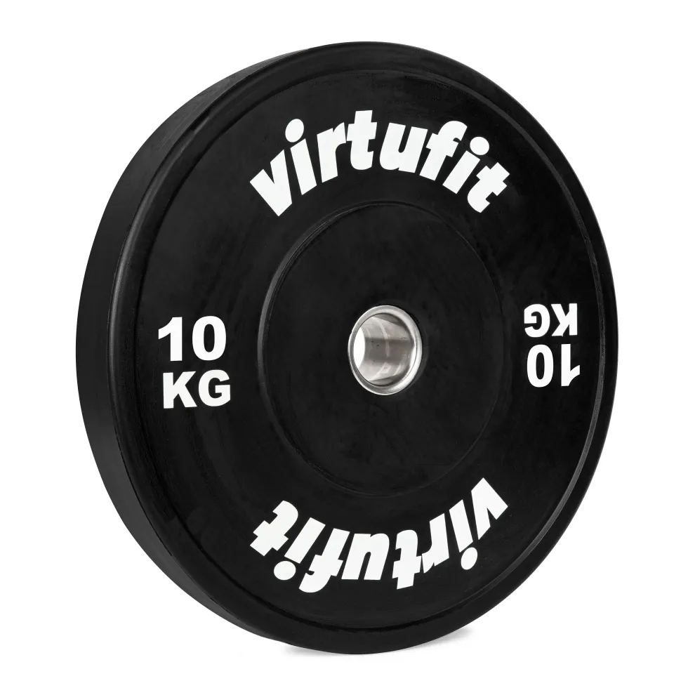 VirtuFit Bumper Plate - Olympische Halterschijf van Rubber - 50 mm - 10 kg