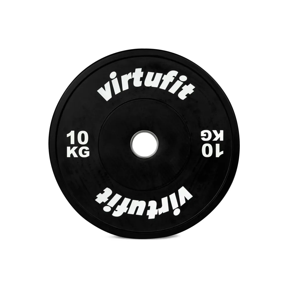 VirtuFit Bumper Plate - Olympische Halterschijf van Rubber - 50 mm - 10 kg
