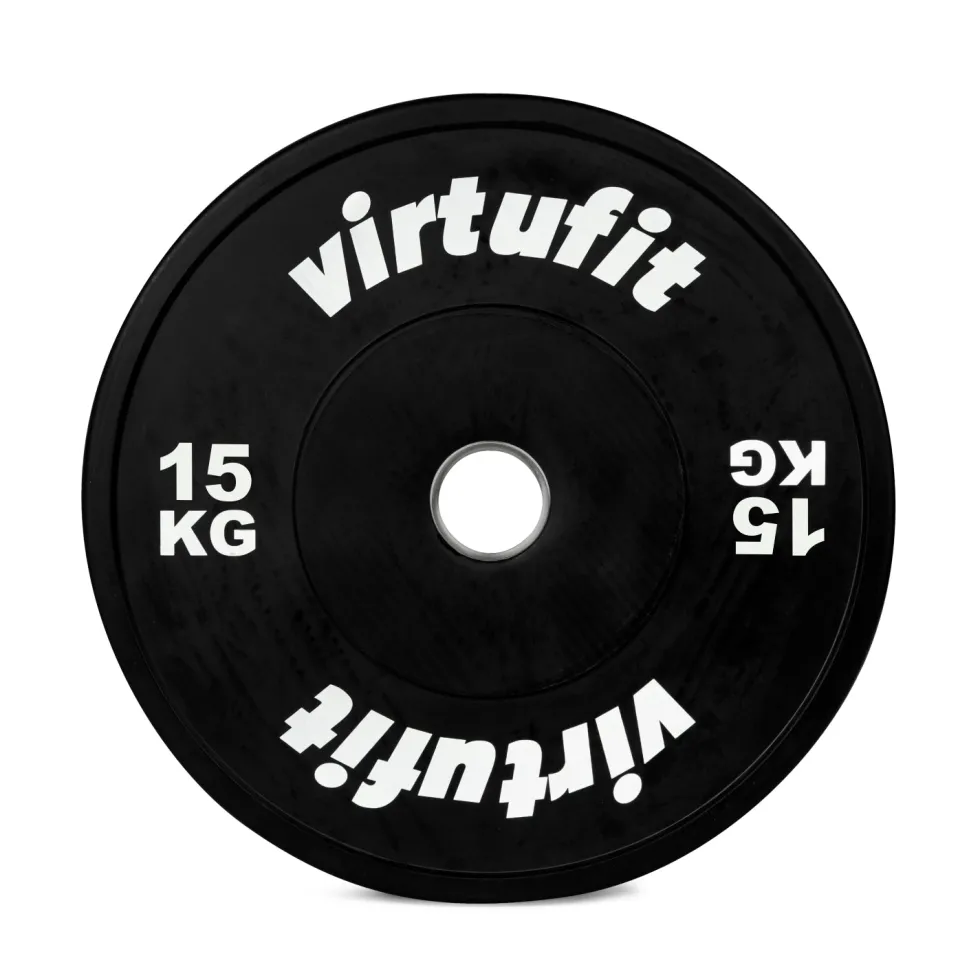 VirtuFit Bumper Plate Set - Olympische Halterschijven van Rubber - 100 kg