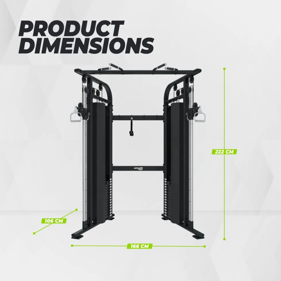 VirtuFit CC100 Cable Crossover - Dual Adjustable Pulley - Functional Trainer