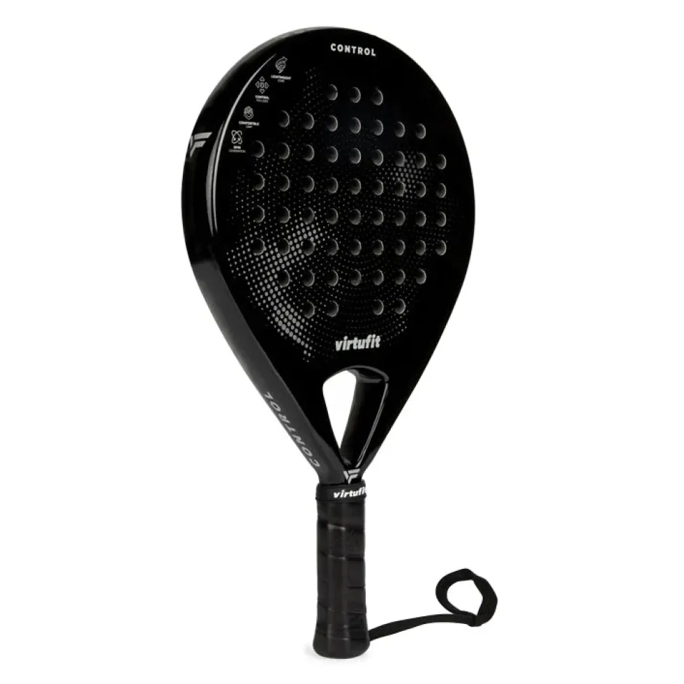VirtuFit Control Padel Racket - Zwart - Grijs