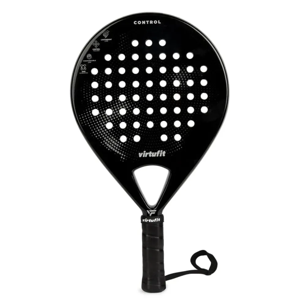 VirtuFit Control Padel Racket - Zwart - Grijs