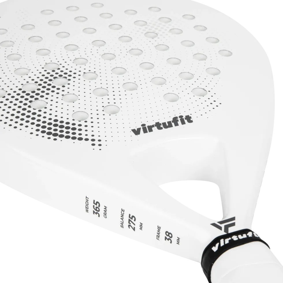 VirtuFit Control Padel Racket - Wit - Zwart