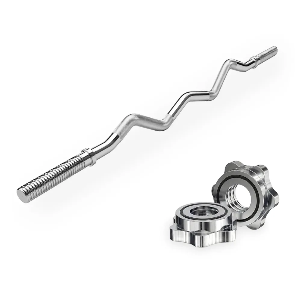 VirtuFit Curlstang - EZ Halterstang - 120 cm - Schroef - 30 mm