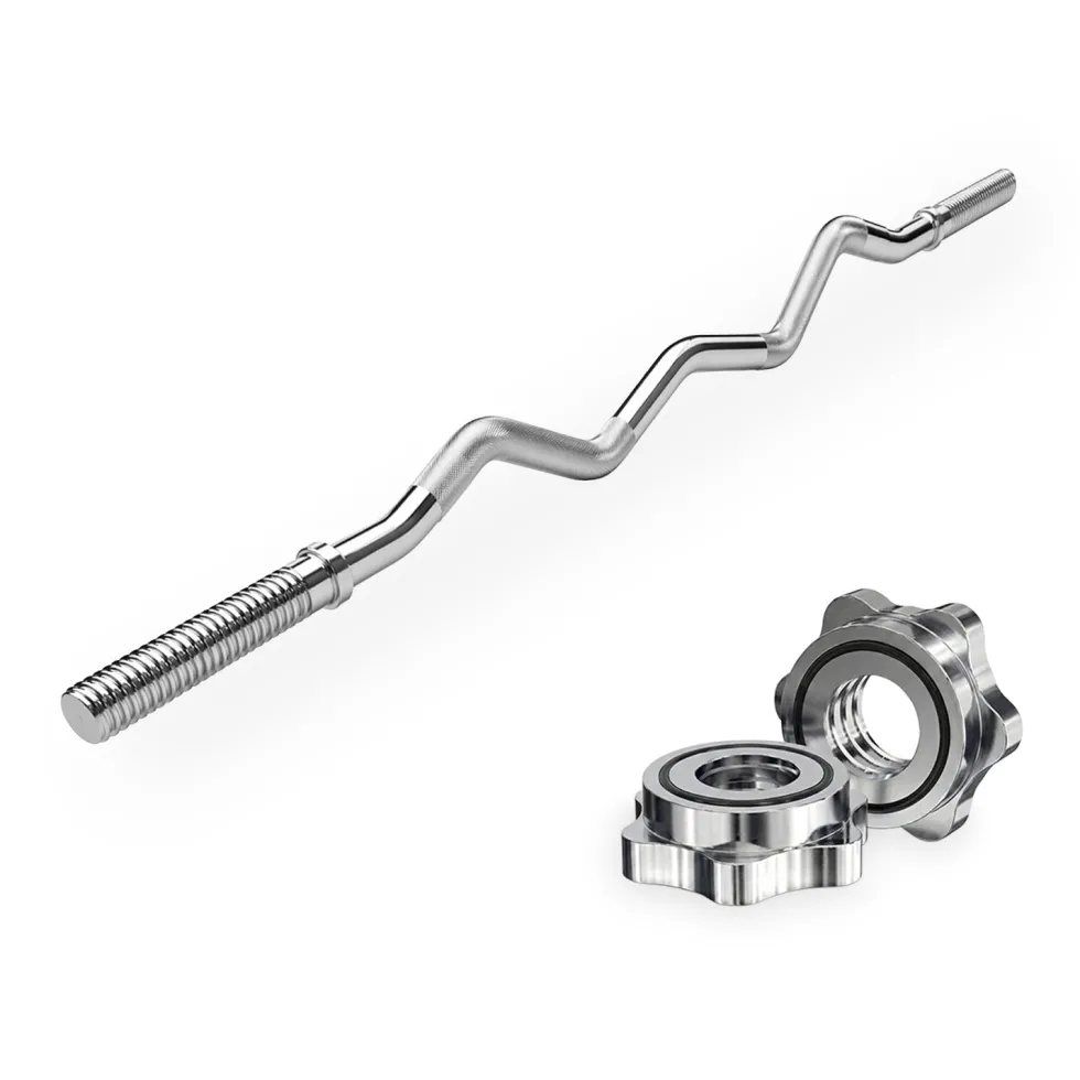 VirtuFit Curlstang - EZ Halterstang - 120 cm - Schroef - 30 mm