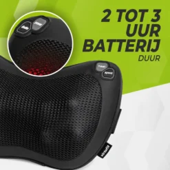 VirtuFit Draadloos Massagekussen Pro - Met Warmtefunctie