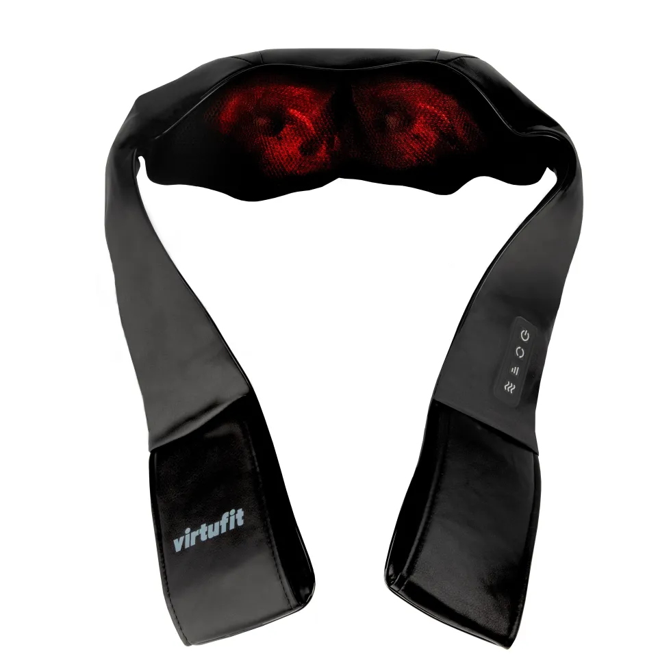 VirtuFit Draadloos Nekmassage kussen Pro - Shiatsu Massage Apparaat met Warmtefunctie