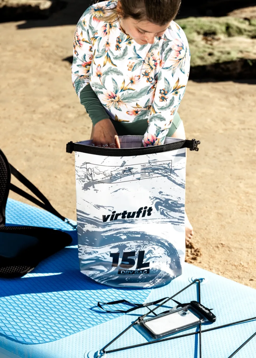 VirtuFit Dry Bag 15L - Waterdichte Tas