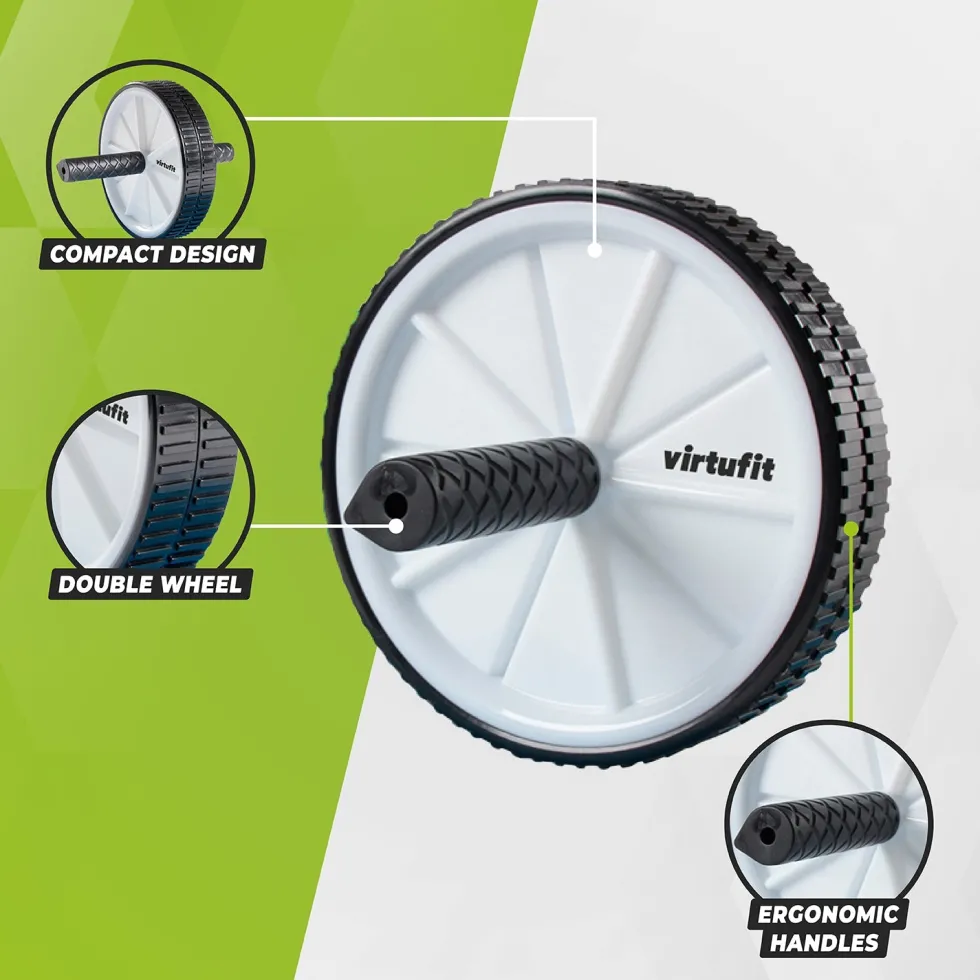 VirtuFit Dubbel Buikspierwiel - Ab Wheel