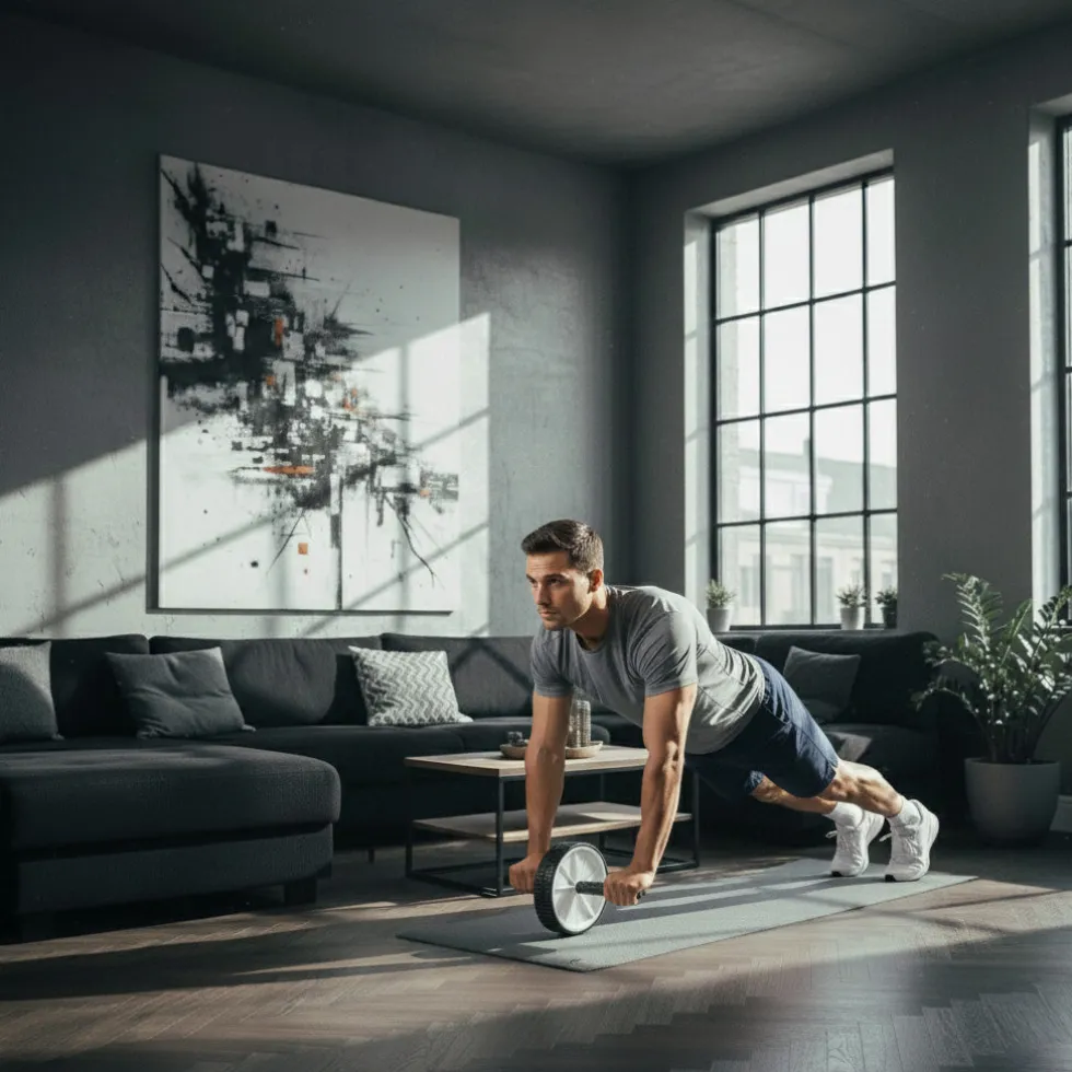 VirtuFit Dubbel Buikspierwiel - Ab Wheel